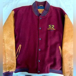 Vintage GAP Legendary Spirit Varsity Leather Wool Jacket